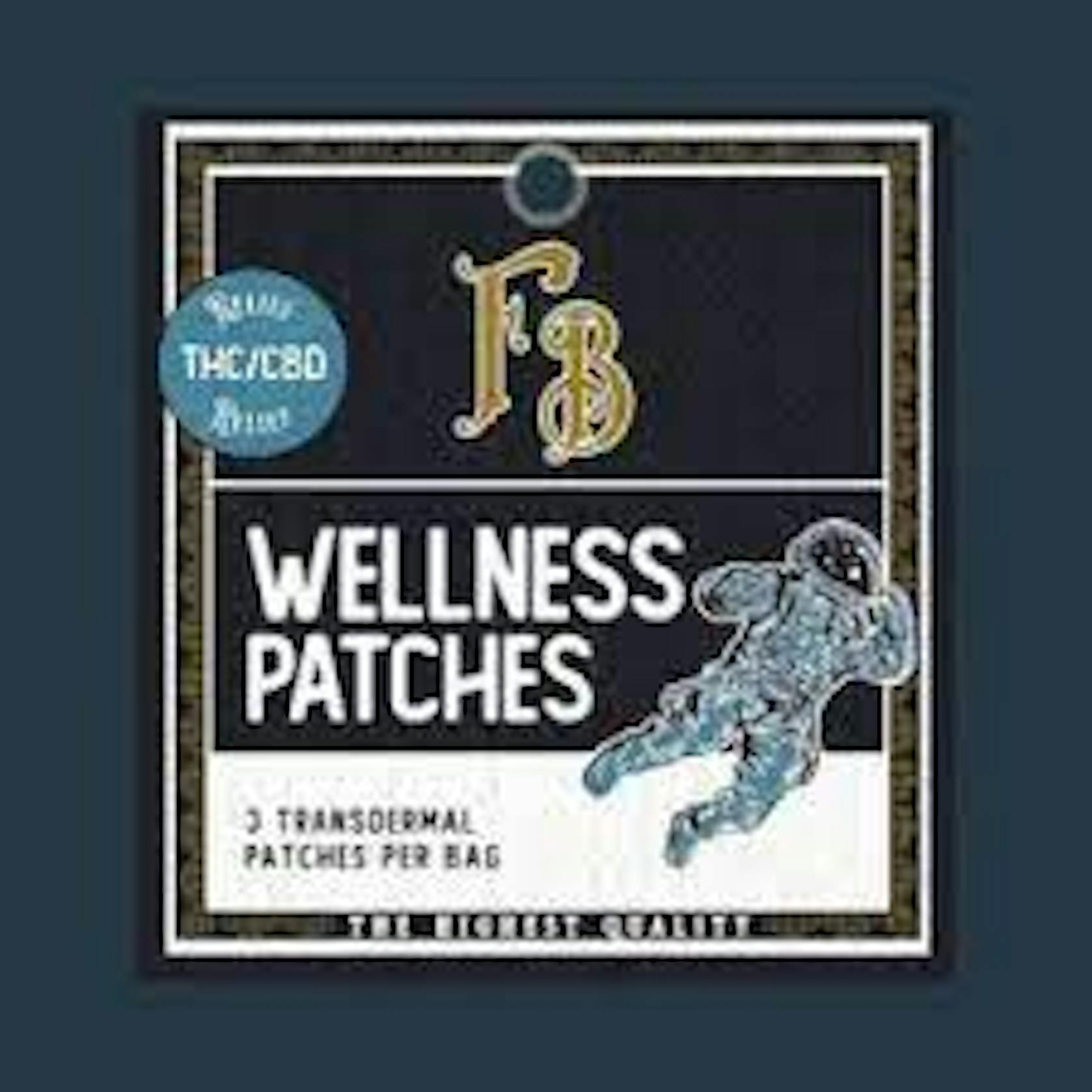 Topical Cannabis - Freshly Baked Wellness Patch 1:2 CBD - 3pk